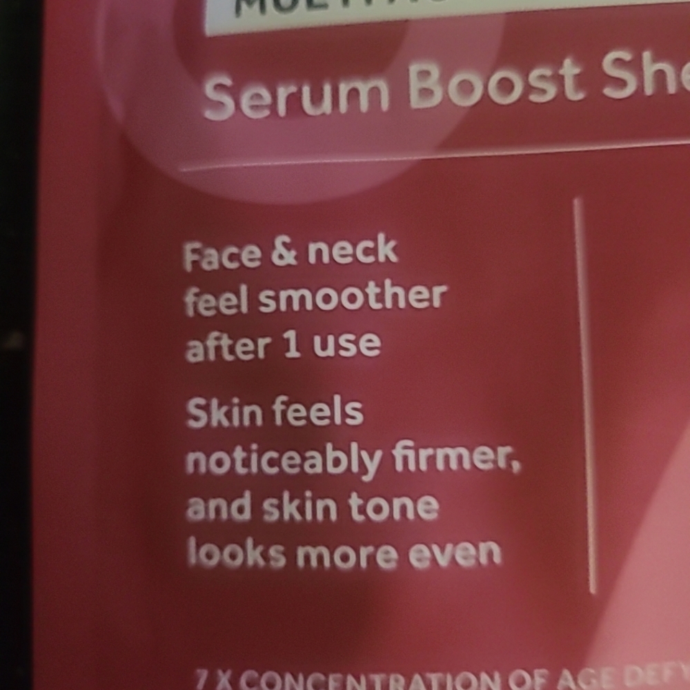 No7 Restore Tenew Multi Action Face Neck Serum Boost Sheet Mask qty 2 - Picture 3 of 4